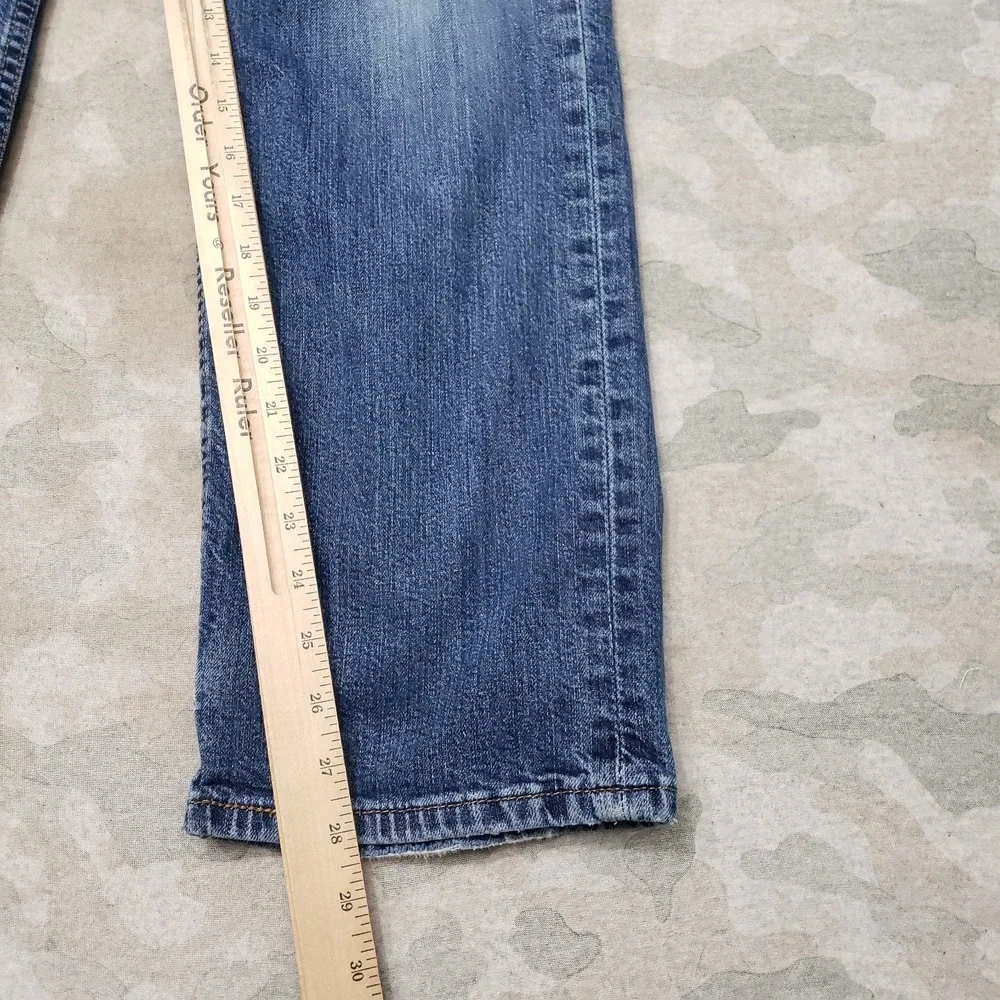 Levi's 514 Jeans Mens 34x30 Blue Straight Leg Denim Medium Wash Workwear Outdoor